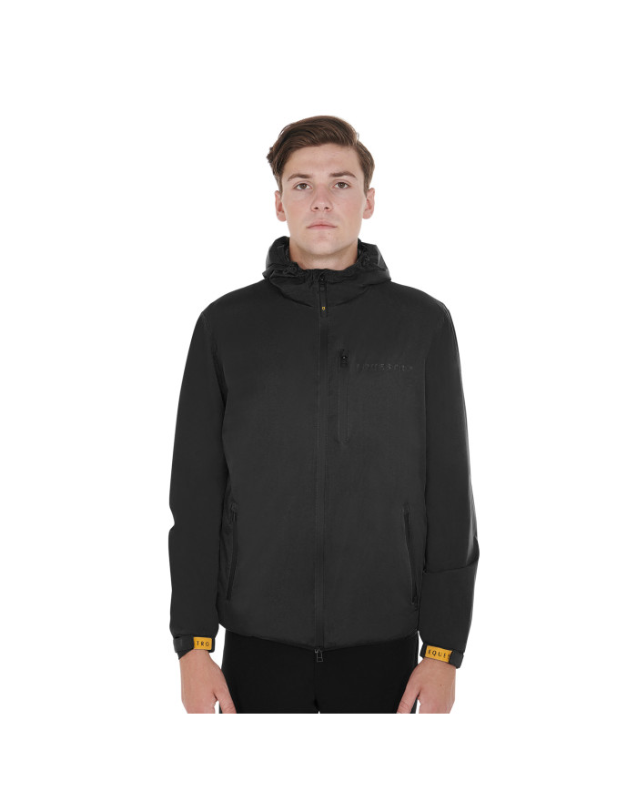 Giacca uomo antipioggia in tessuto tecnico