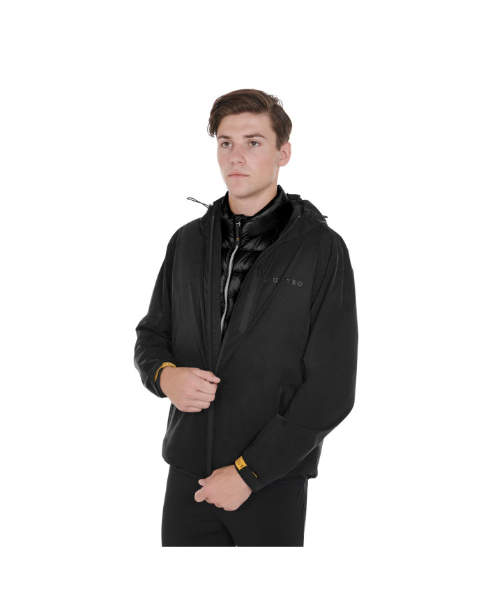 Giacca uomo antipioggia in tessuto tecnico