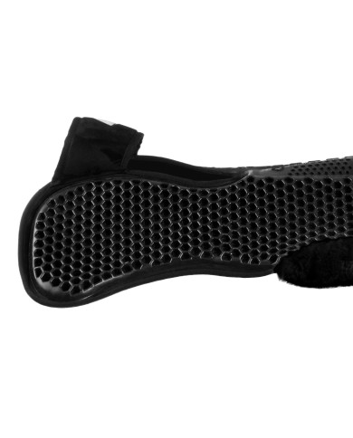 WITHERS FREE HEXAGONAL SOFT GEL PAD W/MICROPILE & BACK ECO-WOOL EDGE