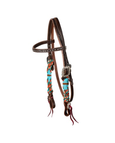 ROPE WAVES WESTERN BRIDLE