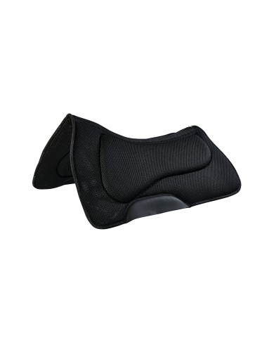 3D SPACER & MEMORY FOAM WESTERN PAD ONE SIZE COLOR BLACK