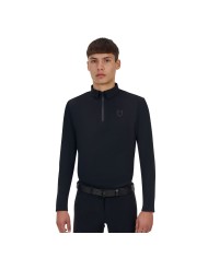 MEN S TRAINING RIDERTECHNOLOGY POLO SHIRT LS WITH ZIP
