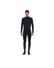 MEN S TRAINING RIDERTECHNOLOGY POLO SHIRT LS WITH ZIP