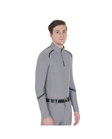 Polo uomo da allenamento slim fit manica lunga Polo uomo da allenamento slim fit manica lunga