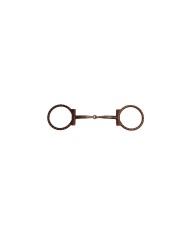 FILETTO WESTERN D FERRO BRUNITO ANELLI DECORATI