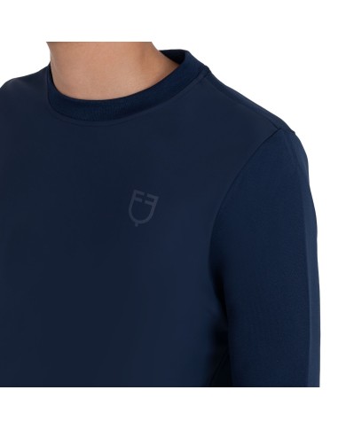 MEN S NYLON+KNIT SEAMLESS SWEATSHIRT