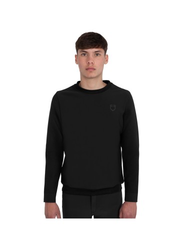 MEN S NYLON+KNIT SEAMLESS SWEATSHIRT