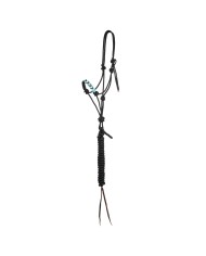 CALICO BEADED ROPE HALTER