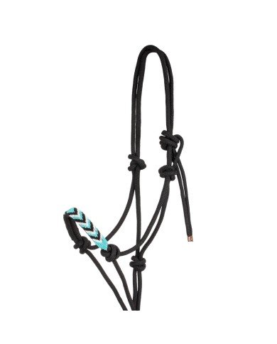 CALICO BEADED ROPE HALTER