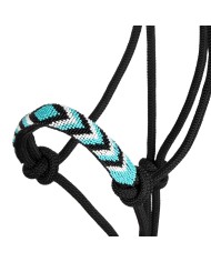 CALICO BEADED ROPE HALTER