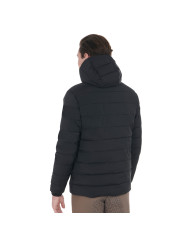 Giacca piumino uomo tessuto elasticizzato con patch siliconica