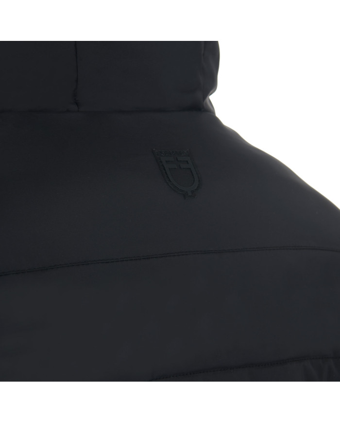 Giacca piumino uomo tessuto elasticizzato con patch siliconica