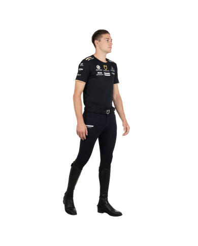 T-shirt  uomo multilogo tessuto tecnico T-shirt  uomo multilogo tessuto tecnico
