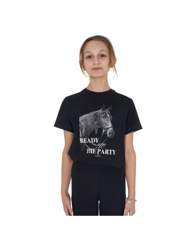 GIRL S READY TO THE PARTY COTTON T-SHIRT