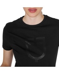 WOMEN S GLOSSY LOGO COTTON T-SHIRT