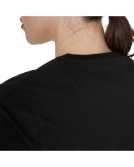 WOMEN S GLOSSY LOGO COTTON T-SHIRT