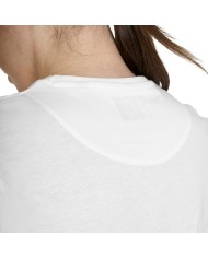 WOMEN S GLOSSY LOGO COTTON T-SHIRT