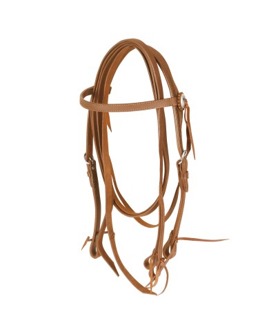 TESTIERA DIRITTA CUOIO GRASSO C/REDINI LAKOTA