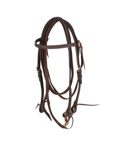 TESTIERA DIRITTA CUOIO GRASSO C/REDINI LAKOTA