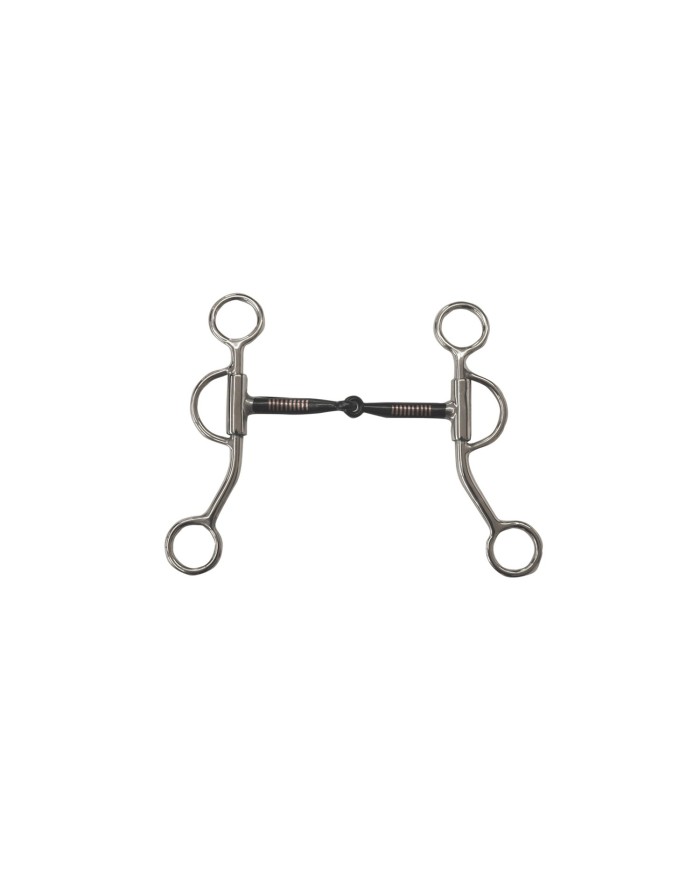 MORSO WESTERN INOX ASTE CORTE IMBOCCATURA NERA
