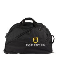 Borsa trolley con logo ricamato