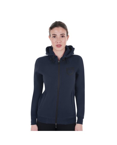 WOMEN S COTTON FLEECE HOODIE ZIP