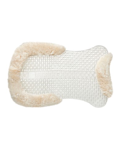 RESPIRA AIR RELEASE SOFT GEL PAD & REAR RISER CUT OUT SHEEPSKIN JUST GEL