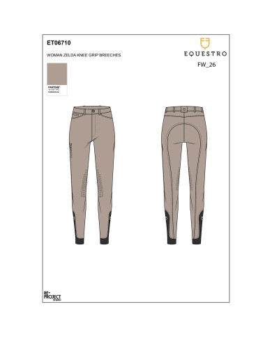 PANTALONI EQUESTRO UOMO MODELLO ARIA FULL GRIP