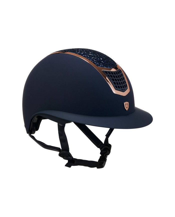 CASCO EQUESTRO MODELLO ECLIPSE STONE MAT WIDE VISOR (3 PADDING)