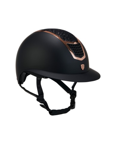 CASCO EQUESTRO MODELLO ECLIPSE STONE MAT WIDE VISOR (3 PADDING)