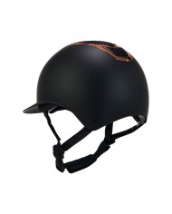 CASCO EQUESTRO MODELLO ECLIPSE STONE MAT WIDE VISOR (3 PADDING)