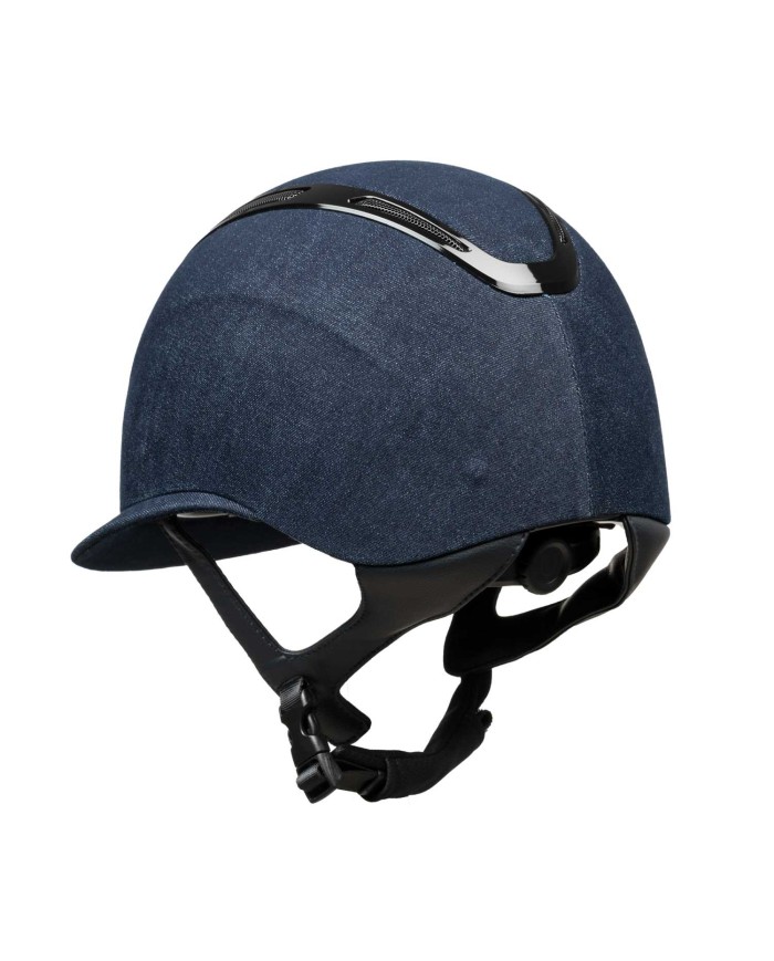 WOMEN APOCALIPSE HELMET WIDE VISOR W/ FABRIC COVERED SHELL