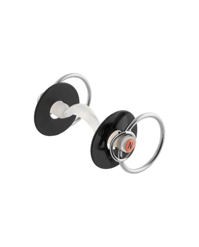NATHE MULLEN MOUTH BIT 20MM W.70MM RG. AND ADD. SMALL RG. WITH PORT
