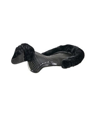 GEL PAD & FRONT RISER SHEEPSKIN CUT OUT JUST GEL
