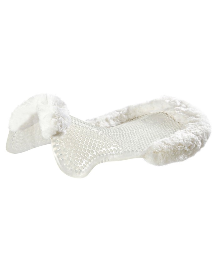 GEL PAD & FRONT RISER SHEEPSKIN CUT OUT JUST GEL