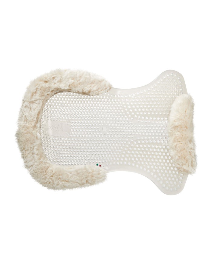 GEL PAD & FRONT RISER SHEEPSKIN CUT OUT JUST GEL