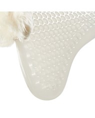 GEL PAD & FRONT RISER SHEEPSKIN CUT OUT JUST GEL