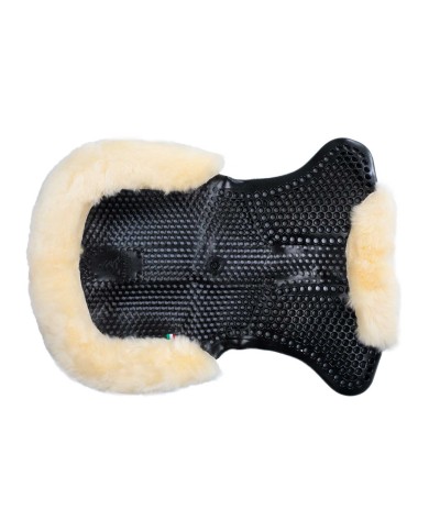 GEL PAD & FRONT RISER SHEEPSKIN CUT OUT JUST GEL