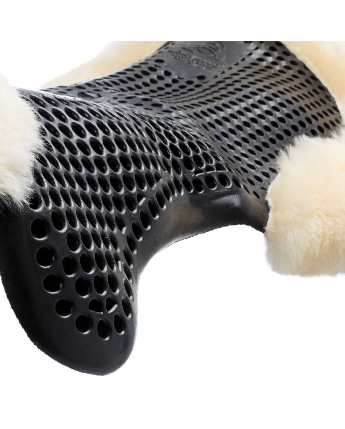 GEL PAD & FRONT RISER SHEEPSKIN CUT OUT JUST GEL