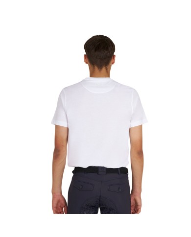 MEN S LOGO LAMINA COTTON T-SHIRT