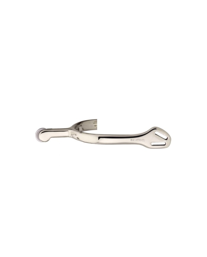 LADIES BALKENHOL SPURS,GERM.SILV. 40MM W.ROWEL 6