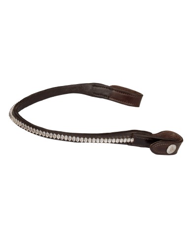 ACAVALLO BROWBAND W/OVAL CRYSTALS