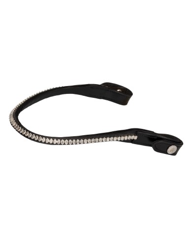 ACAVALLO BROWBAND W/OVAL CRYSTALS