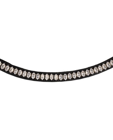 ACAVALLO BROWBAND W/OVAL CRYSTALS