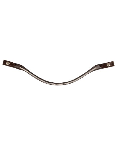 ACAVALLO BROWBAND W/OVAL CRYSTALS