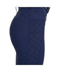 WOMEN S HIGH WAIST MONOGRAM KNEE GRIP BREECHES