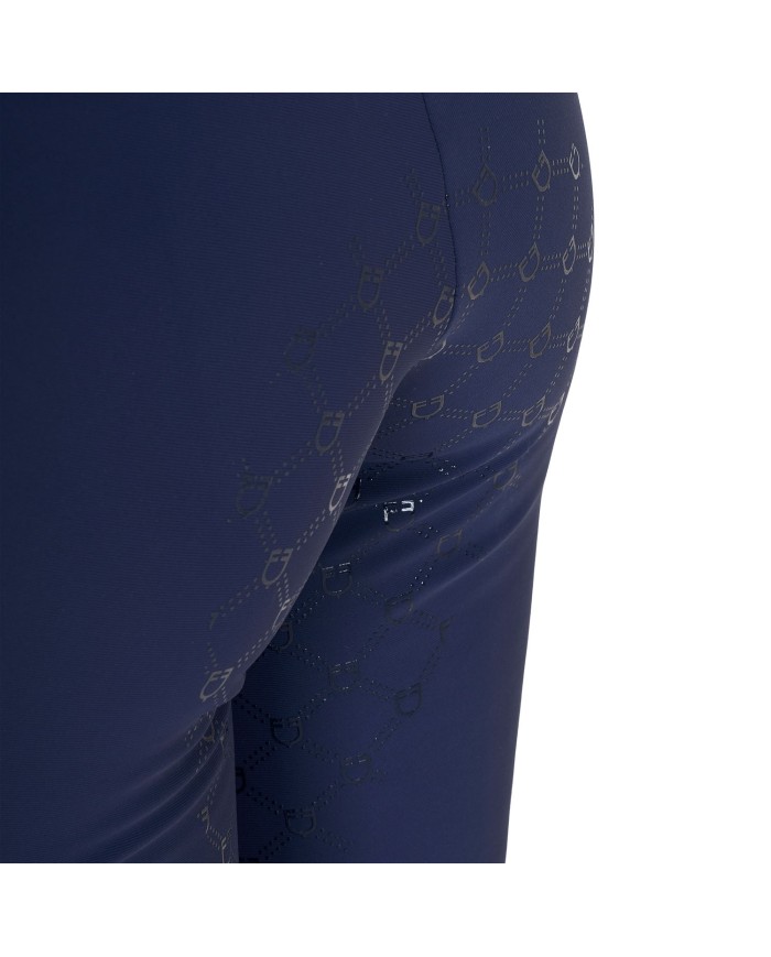 WOMEN S HIGH WAIST MONOGRAM KNEE GRIP BREECHES