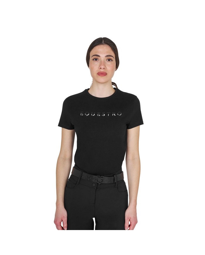 WOMEN S LOGO LAMINA COTTON T-SHIRT