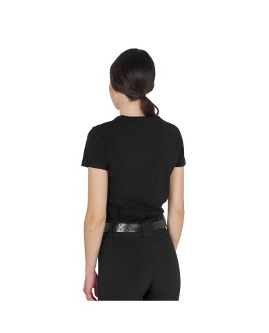 WOMEN S LOGO LAMINA COTTON T-SHIRT