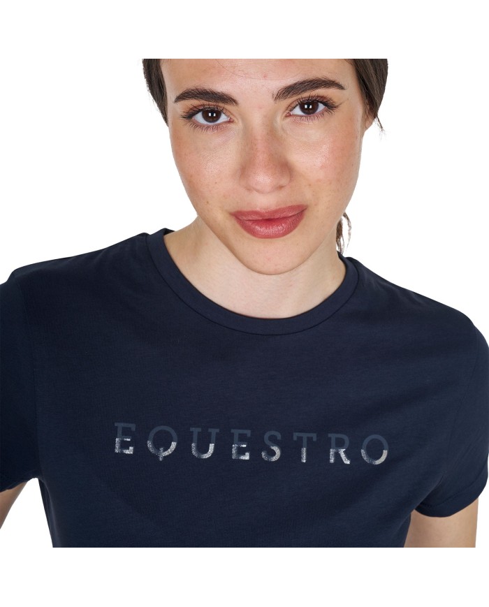 WOMEN S LOGO LAMINA COTTON T-SHIRT